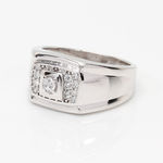 серебряное кольцо для мужчин 57091648
